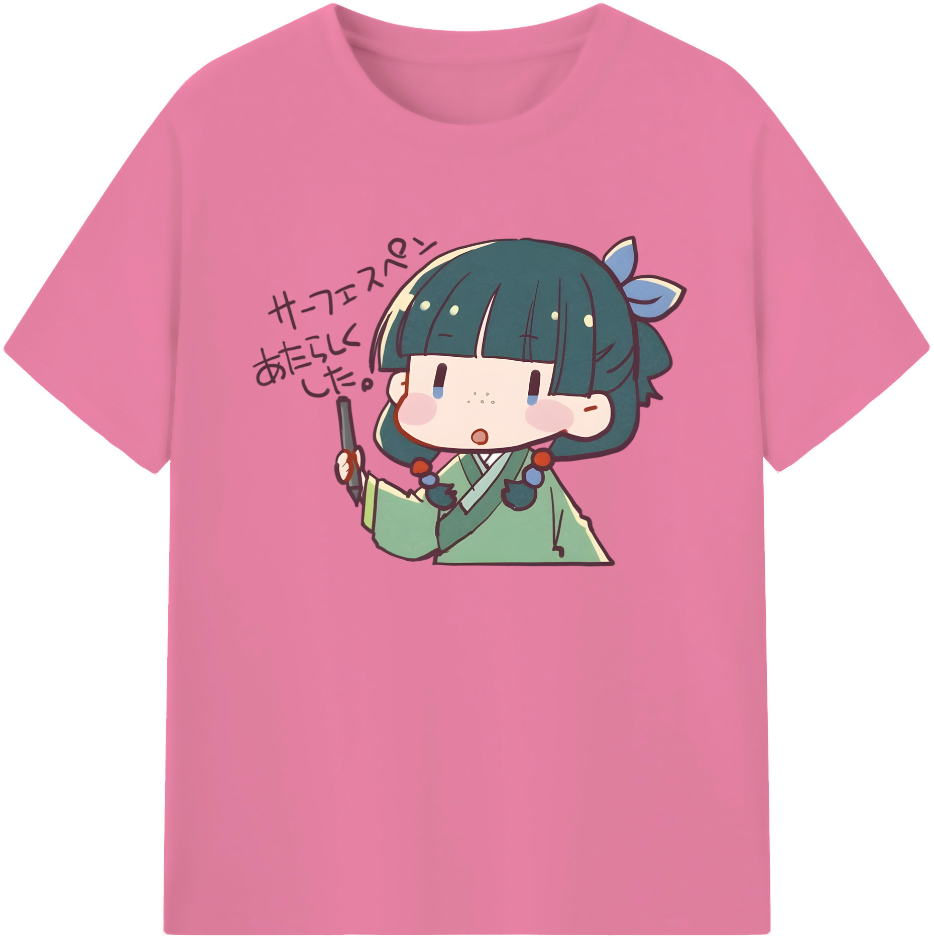 （画像用） 薬屋のひとりごと The Apothecary Diaries 綿100％半袖Tシャツ（フロントプリント）